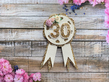 Load image into Gallery viewer, Dainty Hearts Rosette Badge
