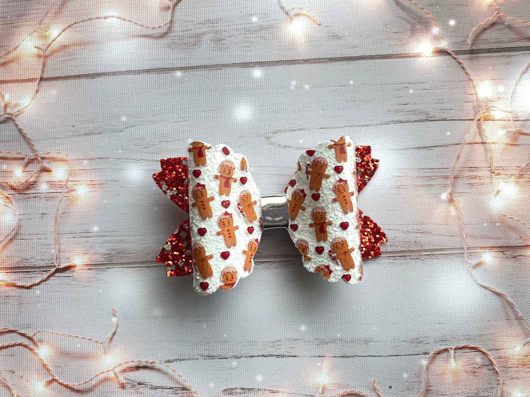 Clear Gingerbread Bow