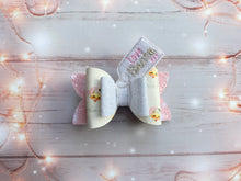 Load image into Gallery viewer, Pink Love Santa Bow
